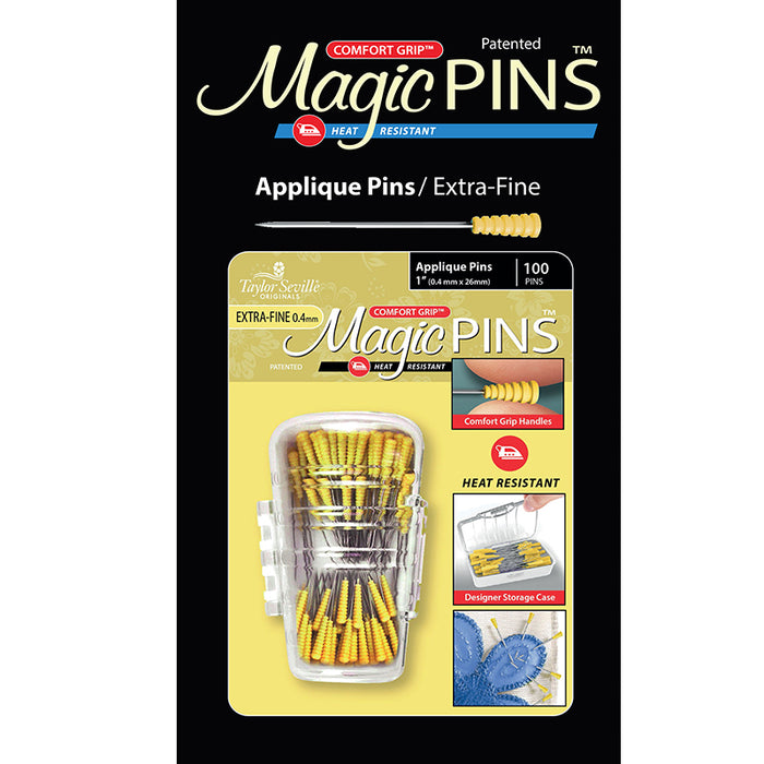 Magic Pins Applique 100ct XFine