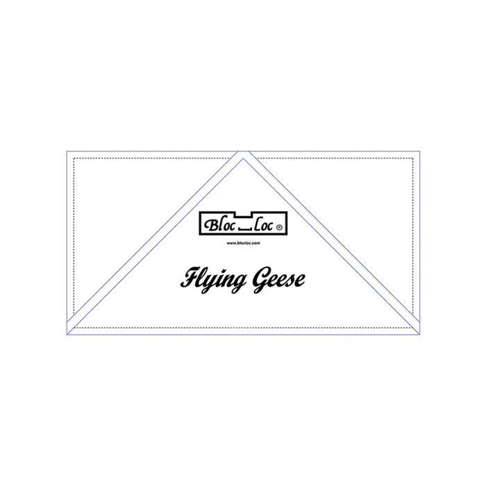 Bloc Loc Flying Geese square up ruler 3x6