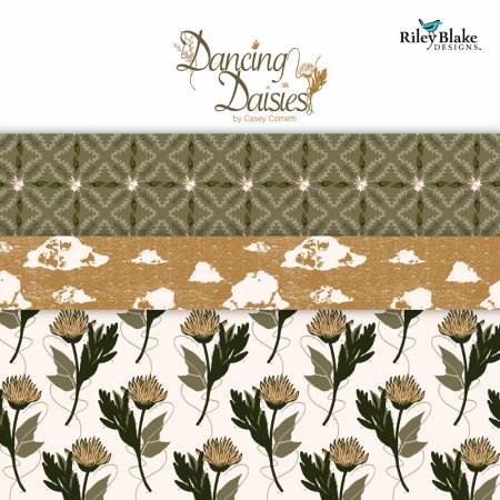 RB Dancing Daisies 10 Inch Stacker 42 Pcs.