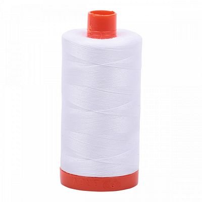 Aurifil 50wt 1300m 2024 White