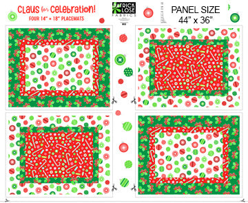 NC Claus For Celebration Multi Panel