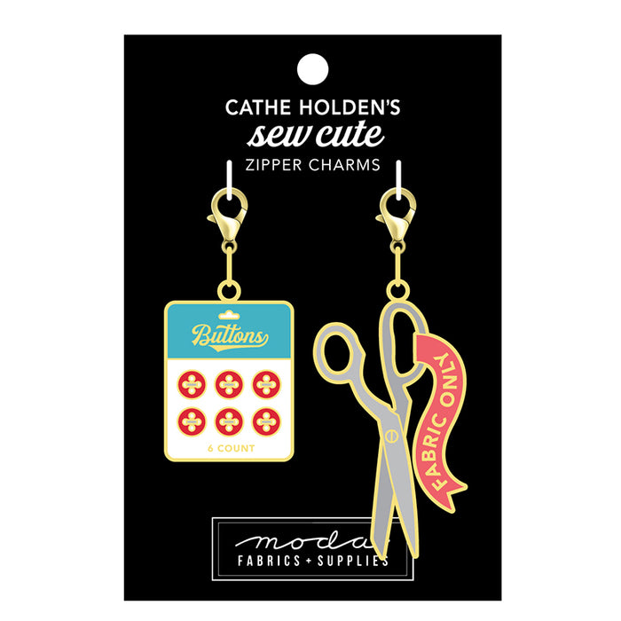 MO Scissor Zipper Pulls 2ct