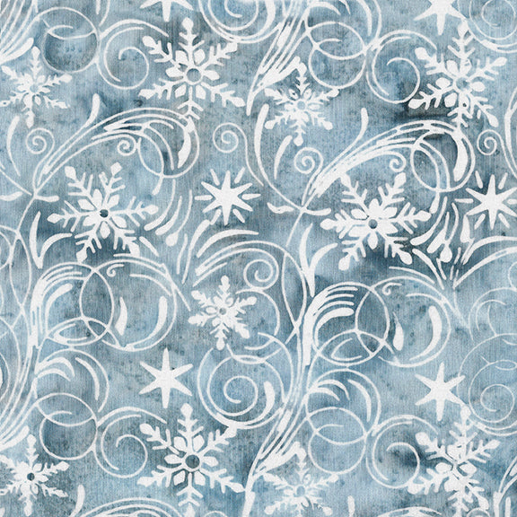IB Snowflake Swirls-Ocean Fog