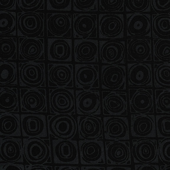 IB Squares Circles-Ink Batik
