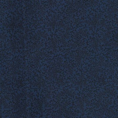 BE Quilt Backs Basic 0454W 51 Wide Delicate Vines Blue