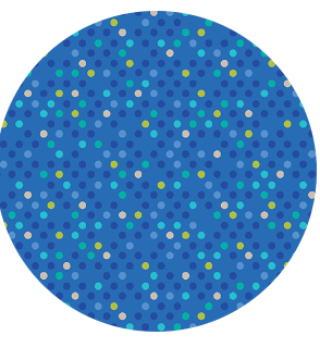 BE Confetti Drop Blue/Multi