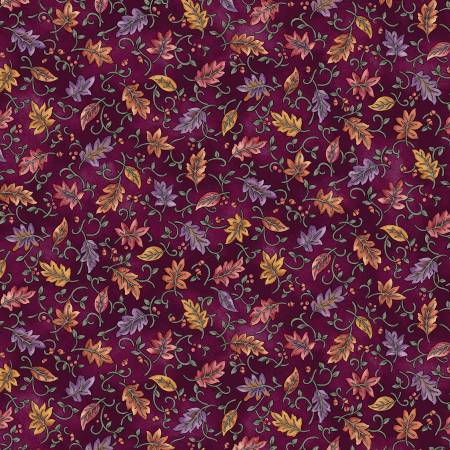 BE Dancing Leaves Plum 17150-67