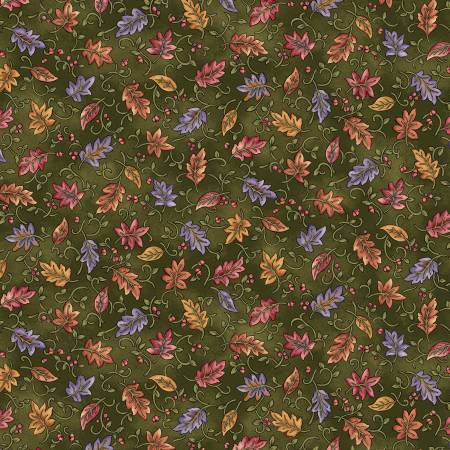 BE Dancing Leaves Green 17150-40