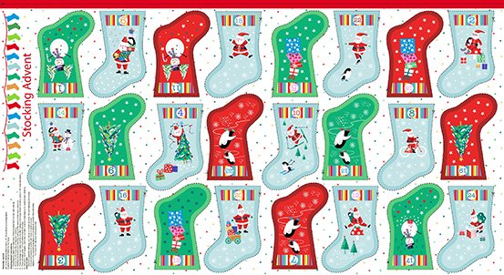 MA Jolly Santa Stocking Advent Calendar