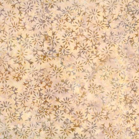 WL Tan Small Floral Batik