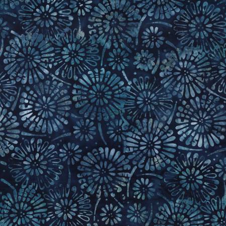 WL Dark Blue Flower Burst