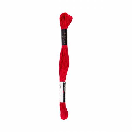 Cosmo Cotton Embroidery Floss 8m Skein 800 Red