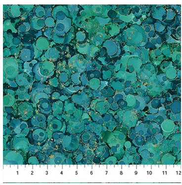 NC Midas Touch Bubble Texture Teal