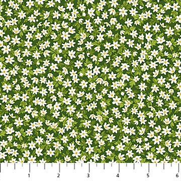 NC Bear's Den Lt Green Flowers 27627-72