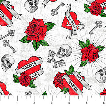 NC Hearts White Multi-Till Death Do Us Part