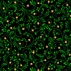 QT Irish Wishes LEAF VINE J