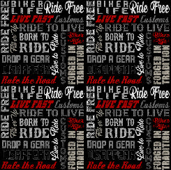 QT Ride Free BIKER LINGO