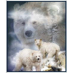 QT Arctic Dreams POLAR BEAR PANEL