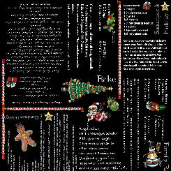 QT A Steampunk Christmas RECIPES Black