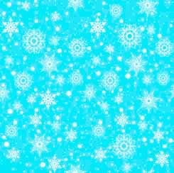 QT SNOWMAN FOLLIES - SNOWFLAKE TOSS Blue