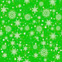 QT SNOWMAN FOLLIES - SNOWFLAKE TOSS-GREEN