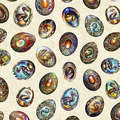 QT DRAGON FYRE - DRAGON EGGS-Cream