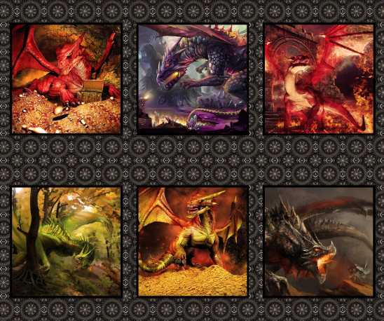 ITB Dragons - Small Dragon Panel Multi