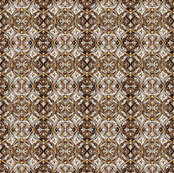 QT Bear Hugs - Geo Medallion-Brown