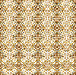 QT Bear Hugs - Geo Medallion-Gold
