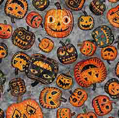 QT Creepin' It Real - Pumpkin Toss-Gray