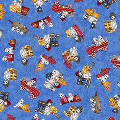 QT American Heroes Firefighter & Dalmatians 30682-B