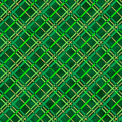 QT ST. Paddy's Cheer-Biased Plaid-Green