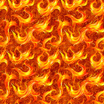 QT Dragon's Song - Flames Orange
