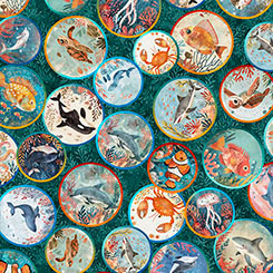 QT Undersea Medallions - Deep Sea Dazzle