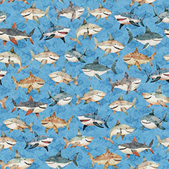 QT Sharks Toss - Deep Sea Dazzle