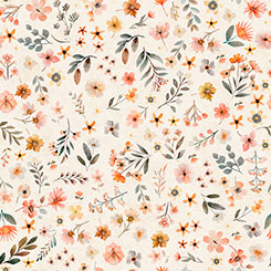 QT HEDGEHUGS - Floral Toss Cream