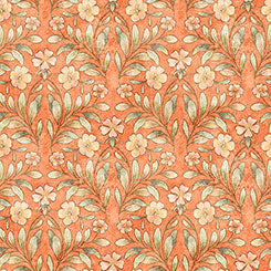 QT HEDGEHUGS - Floral & Leaf Lt. Orange