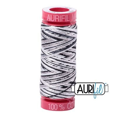 Aurifil 12wt 50m Var Licorice Twist 4652