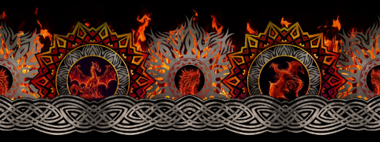 ITB Dragons - Frame Boarder Red/Black