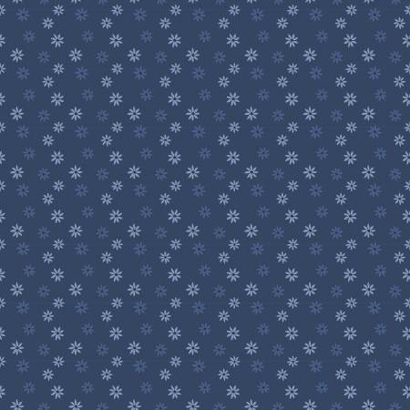 WL Navy Daisies All Over-Summertime Daydream WP080625