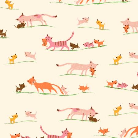 WD Morning Cats-Cream