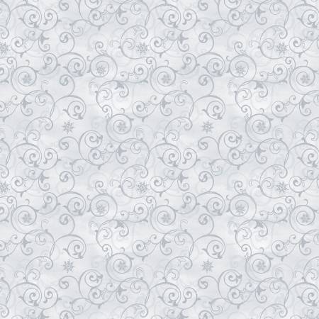 WL Light Grey Snowflake Scroll