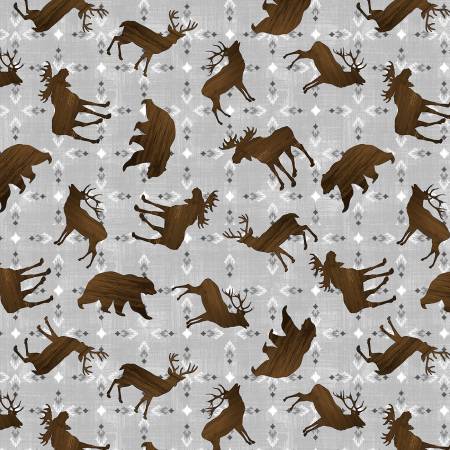 WI Timberland Trails Gray Animal Toss