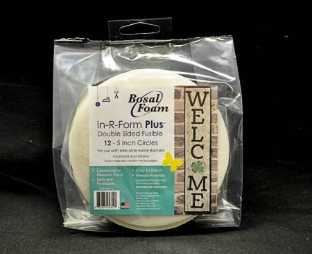 In-R-Form Plus Double Sided Fusible Foam Stabilizer Welcome Home Banner 12ct