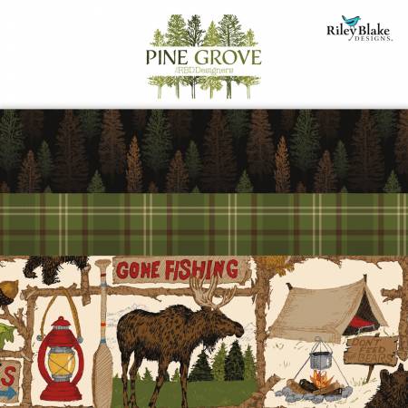 RB Pine Grove 5in Squares, 42pcs/bundle
