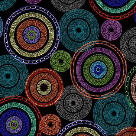 WD Black Multi Circles 108in Wide Back