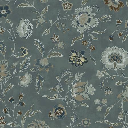 WD Garden Tale Flourish Suede Blue