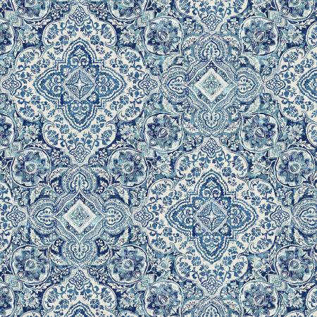 WD Ivory/Blue Decorative Tiles