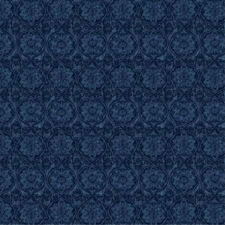 WD Navy Damask
