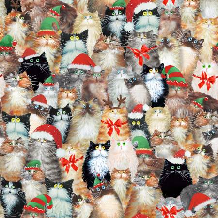 WD Multi Cats in Hats Christmas